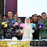 Kodaeral I Hadiri Pemusnahan 1,7 Ton Barang Bukti di Mapolda Sumut