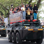 Semarak HUT ke-80 TNI, Kodaeral I Tampil Gagah di Medan