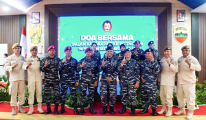Keluarga Besar Kodaeral I Ikuti Doa Bersama Lintas Matra di Medan
