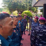Prajurit Hiu Perkasa Naik Pangkat di Bawah Komando Letkol Marinir Anthonius Etwin