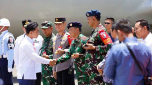 Dankodaeral IX dan Forkopimda Sambut Wapres Gibran di Maluku