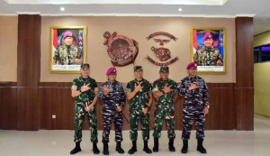 Pangdam XVIII/Kasuari Disambut Danpasmar 3 di Sorong