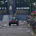 Aksi Prajurit Marinir TNI AL Pukau Panglima Australia di Markas Hantu Laut Cilandak