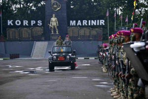Aksi Prajurit Marinir TNI AL Pukau Panglima Australia di Markas Hantu Laut Cilandak