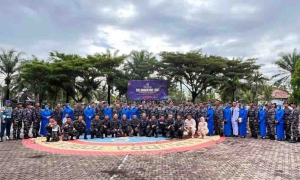 Danlanal Bengkulu Pimpin Langsung Upacara Kenaikan Pangkat 23 Prajurit