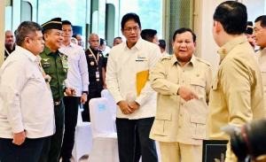 Panglima TNI Dampingi Presiden Saksikan Penyerahan Uang Sitaan Rp13,25 Triliun di Kejagung