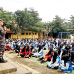 TNI AL Babinpotmar Lanal Bengkulu Gelar Sosialisasi di SMAN 7