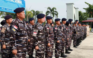 Lanal Dumai Gelar Upacara 17-an, Tumbuhkan Semangat Disiplin dan Cinta Tanah Air