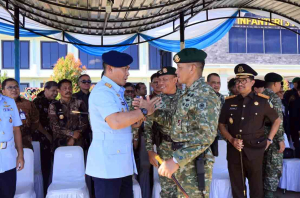 Danlanud Sultan Hasanuddin Hadiri Sertijab Panglima Divisi Infanteri 3 Kostrad