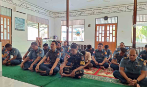 Lanal Simeulue Gelar Doa Bersama, Syukuri Panen Ketahanan Pangan Tahun 2025