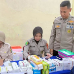Brimob Polda Metro Jaya Gelar Bakti Kesehatan di Ciputat
