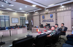 Danlanud Sultan Hasanuddin Ikuti Rapat Koordinasi Lintas Instansi