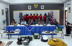 Lanal Nias Tangkap Kapal Pengguna Bom untuk Tangkap Ikan