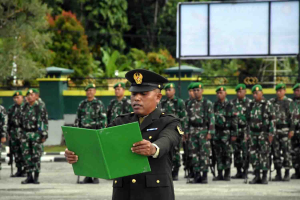 Dandim 1710/Mimika Pimpin Upacara Hari Kesaktian Pancasila