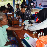 Kodaeral X dan Kemensos Hadirkan Layanan Kesehatan Gratis di Kampung Yongsu Spari