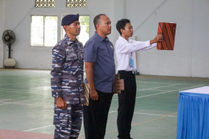 Kodaeral IX Gelar Penandatanganan Pakta Integritas Seleksi Caba dan Cata PK TNI AL Tahun 2025
