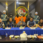 Lanal Bintan Gagalkan Penyelundupan 9,3 Kg Bahan Baku Narkotika di Perairan Selat Riau