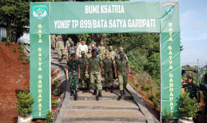 Wapang TNI Tinjau Yonif TP 899/BSG dan Pembangunan Koperasi Merah Putih