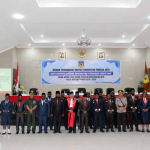 Kodim 1714/Puncak Jaya Hadiri Rapat Paripurna Istimewa Pelantikan Anggota DPRK