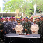 HUT ke-80 Korps Brimob, Marinir TNI AL Sowan ke Mako Brimob