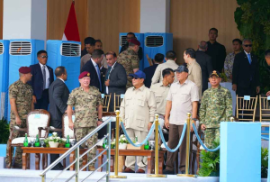 Panglima TNI Dampingi Presiden RI dan Raja Yordania Saksikan Aksi Joint Drone Exercise