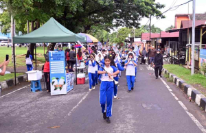 Car Free Day Lanud Sultan Hasanuddin Hadirkan Drum Band SD Angkasa 1 Mandai