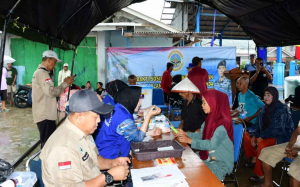 Lanal Bandung Tebar Kepedulian di Sukabumi dalam Bakti Sosial dan Bakti Kesehatan