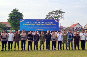 Lanal Dumai Ambil Peran Penting di Apel Operasi Zebra Lancang Kuning 2025