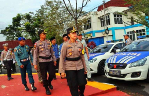 Lanal Bintan Ambil Bagian pada Apel Gelar Pasukan Operasi Zebra Seligi 2025
