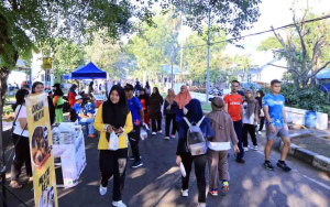 Car Free Day Lanud Sultan Hasanuddin Jadi Destinasi Favorit Warga Maros Dalam Berolahraga di Akhir Pekan