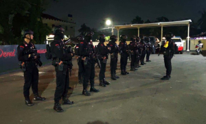 Brimob Batalyon C Pelopor Gelar Patroli Malam