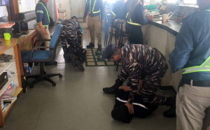 Lanal Sabang dan PT ASDP Latih Penanggulangan Pembajakan di KMP BRR