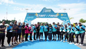 Energi Tanpa Batas, Komandan Pasmar 3 Ikut Berlari di Sorong Electric Run 2025