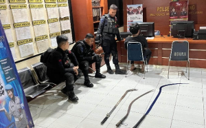 Patroli Malam Brimob Yon D Pelopor Gagalkan Tawuran Remaja di Cikarang Utara