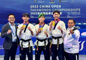 Tim Poomsae Putra Indonesia Sabet Medali di China Open Taekwondo Championship 2025