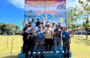 Lanal Bengkulu Meriahkan HUT Armada RI Danlanal Cup Lewat Lomba Burung Berkicau