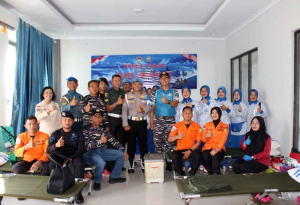 Lanal Bengkulu Gelar Bakti Kesehatan dan Donor Darah di HUT Armada RI ke 80