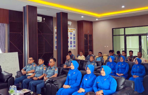 Prajurit Lanal Bintan Ikuti Sosialisasi Reformasi Birokrasi dan P4GN Bersama BNNP Kepri