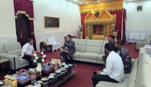 Danlanal Simeulue Tinjau Posal Abdya, Perkuat Sinergi Maritim dengan Forkopimda Aceh Barat Daya