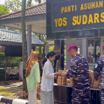 Prajurit Hiu Perkasa Yonmarhanlan III Tebar Kepedulian Lewat Jumat Berkah