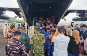 Lanud SMH Kirim 14 Ton Bantuan Kemanusiaan untuk Aceh, Sumut, dan Sumbar
