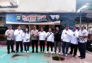 BANN Kota Bekasi Ikut Apel Kamtibmas Polsek Bantar Gebang Jelang Nataru