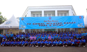 Ketum PPAL dan PIPAL Meriahkan HUT Kowal Wilayah Barat Dengan Berolahraga