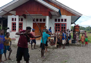 Jelang Natal dan Tahun Baru, Kodim 1715/Yahukimo Gelar Lomba Panahan Tradisional