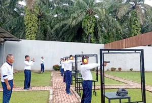 Lanal Bengkulu Gelar Latihan Menembak untuk Asah Naluri Tempur Prajurit