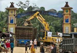 TNI Kerahkan Yonzipur I/DD Bangun Jembatan Bailey