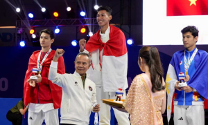 Arya Danu Susilo Sumbang Emas, Taekwondo Indonesia Bersinar di SEA Games 2025 Thailand
