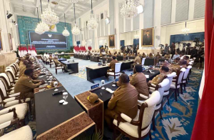 Panglima TNI Hadiri Pengarahan Presiden Prabowo kepada Kepala Daerah se-Papua