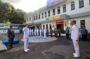 Lanal Bandung Gelorakan Semangat Nasionalisme pada Upacara Hari Bela Negara Ke-77