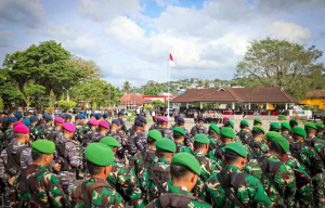 Dankodaeral IX Hadiri Apel Gelar Pasukan Operasi Lilin Salawaku 2025 Jelang Nataru